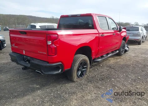 2020 Chevrolet Silverado 1500 4Wd Short Bed Custom Trail Boss z USA, uszkodzony, nr VIN 1GCPYCEF4LZ139621